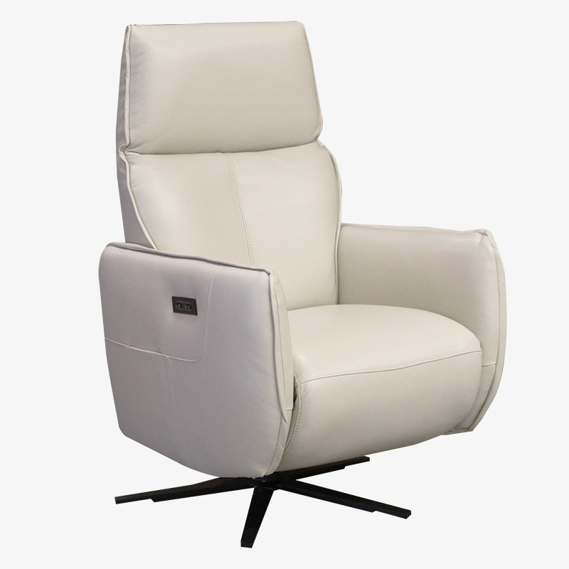 Leather Power Reclining Chair Bria, Modern Leather Recliner Chair Canada