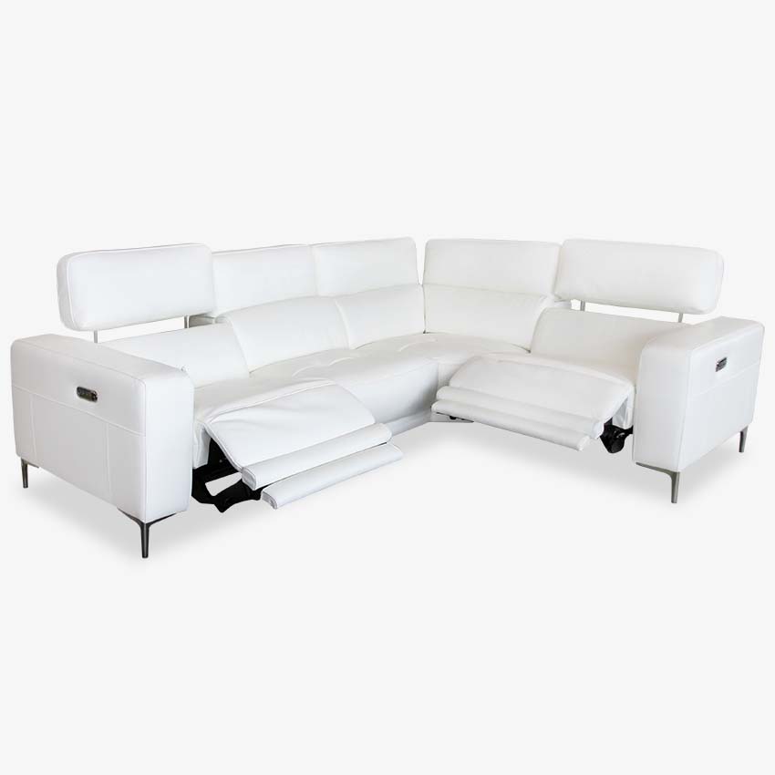 Modern White Power Sectional Cascina Mobler Furniture Edmonton