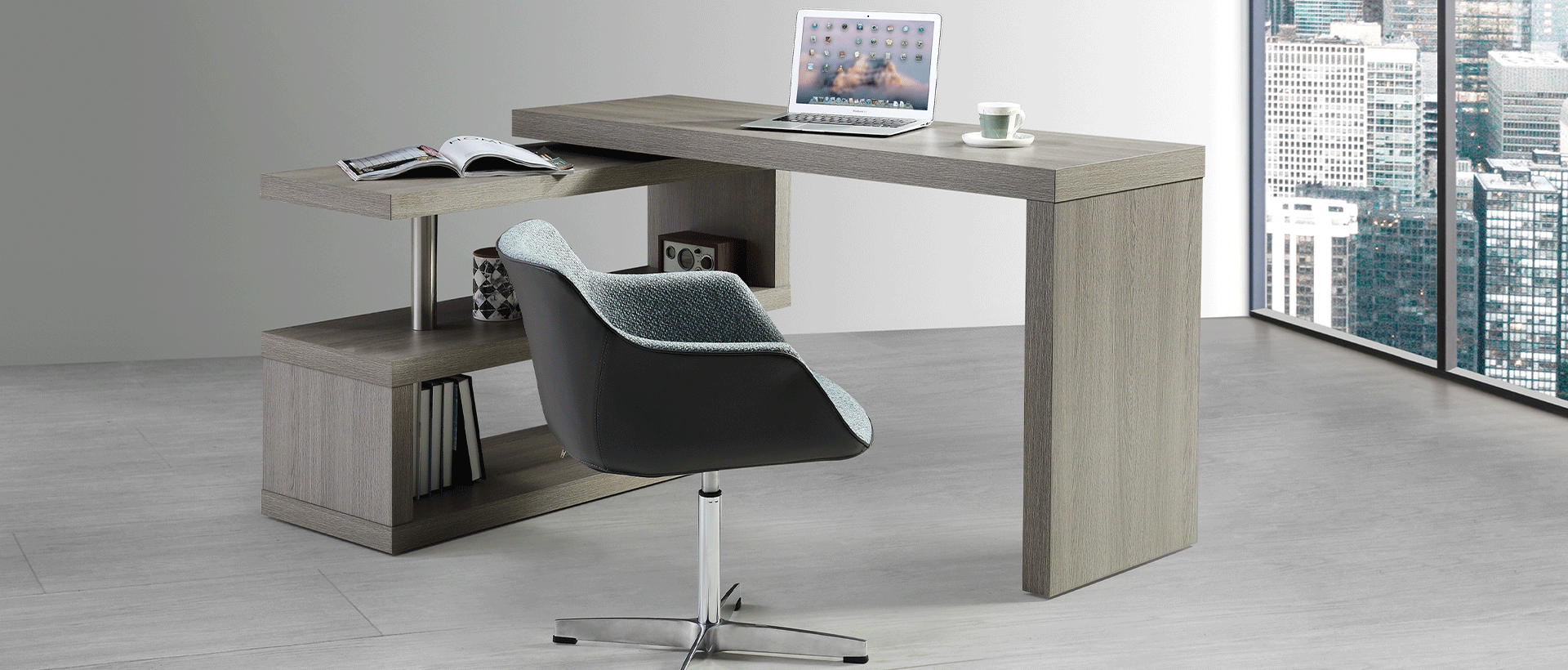 Trendy Office Desk & Chair at Mobler Furniture