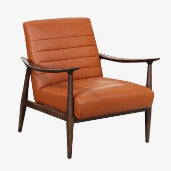Mid Century Leather Chair | Cremona