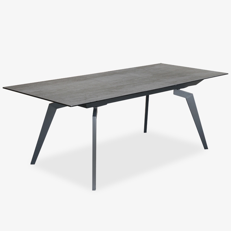 Grey Ceramic Extension Dining table by Mobler Modern Furniture in Edmonton, Canada