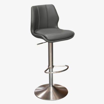 The Evelyn Graphite Stool from Mobler furnitures