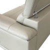 Light Grey Leather Sofa | Favara | Mobler Modern Furniture Edmonton