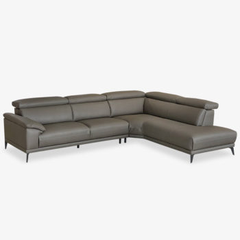 The L-size Leather Sectional Sofa at Canada