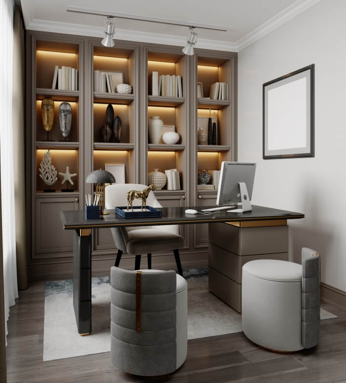 Home Office With Modern Furniture - Mobler Furniture