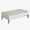 High Gloss White Coffee Table | Genoa | Mobler Modern Furniture Edmonton