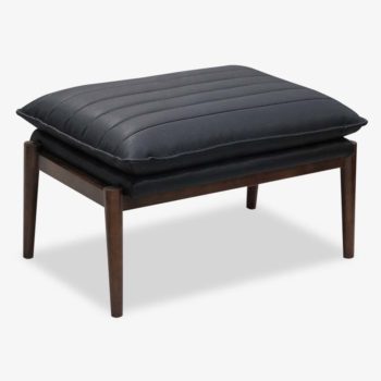 Black Ottoman | Madrid | Mobler Modern Furniture Edmonton