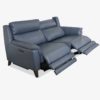 Blue Leather Power Recliner | Mesa | Mobler Modern Furniture