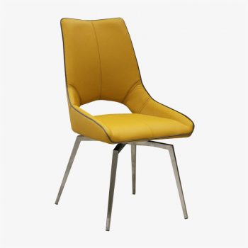 Nathan Yellow Dining Chair at Mobler Furniture