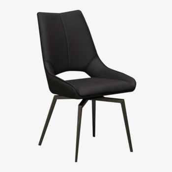 Black Dining Chair | Nathan | Mobler Modern Furniture Edmonton