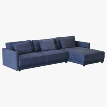 Contemporary Fabric Sofa & Chaise | Olivia | Mobler Furniture Edmonton