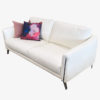 White Leather Sofa | Salerno | Mobler Modern Furniture Edmonton