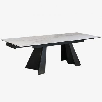 Ceramic Extension Dining Table | Mobler Modern Furniture Edmonton