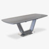 Grey Ceramic Extension Dining Table | Savona | Mobler Furniture Edmonton
