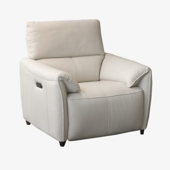 Power Reclining Leather Chair - Stefano