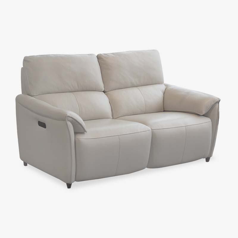 Frost Leather Power Recliner | Stefano | Mobler Furniture Edmonton