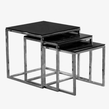 Nesting Tables Black | Trinity | Mobler Modern Furniture Edmonton