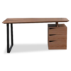 Trivaldi Walnut Desk | Mobler Furniture Edmonton