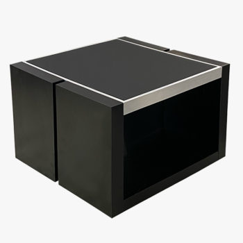 Black Oak Side Table | Verona | Mobler Modern Furniture Edmonton