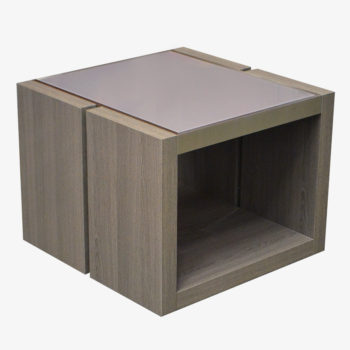 Grey Oak Side Table | Verona | Mobler Modern Furniture Edmonton