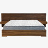 Walnut Bed with Nightstands | Zamora | Mobler Modern Furniture Edmonton