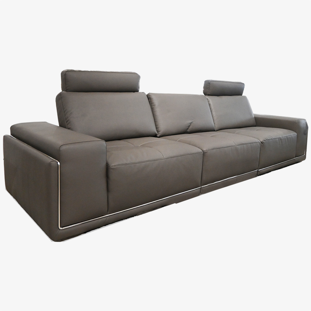Zavala Graphite Faux Leather | Mobler Modern Furniture Edmonton